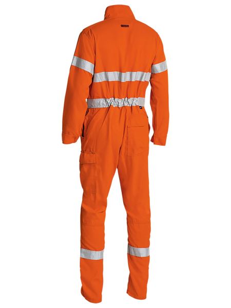 Bisley Tencate Tecasafe Taped Hi Vis FR Lightweight Engineered Coverall-(BC8185T)