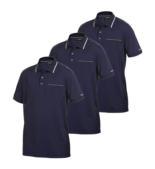 Kinggee workcool S/S Polos (K69789-1)-3pack