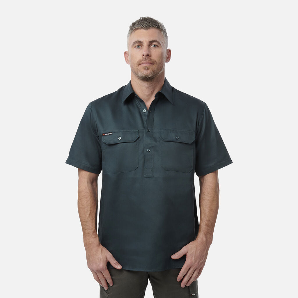 King Gee Closed Front Drill Shirt S/S  (K04060)