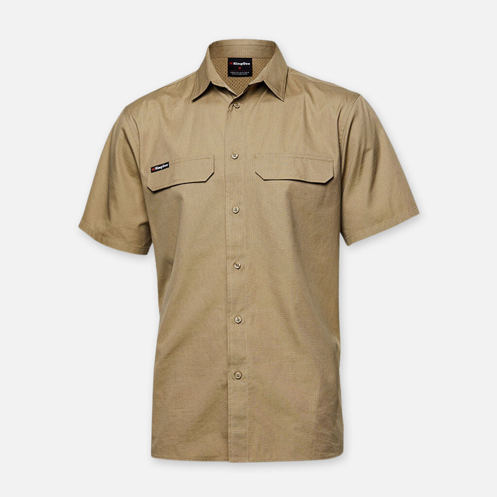 King Gee Workcool Pro Stretch Short Sleeve Work Shirt (K14022)