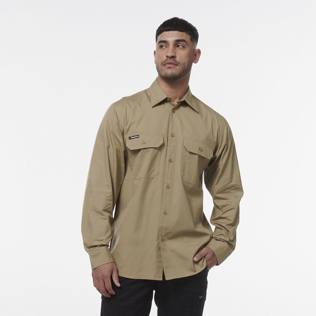 King Gee Workcool Vented Shirt Long Sleeve (K14031)