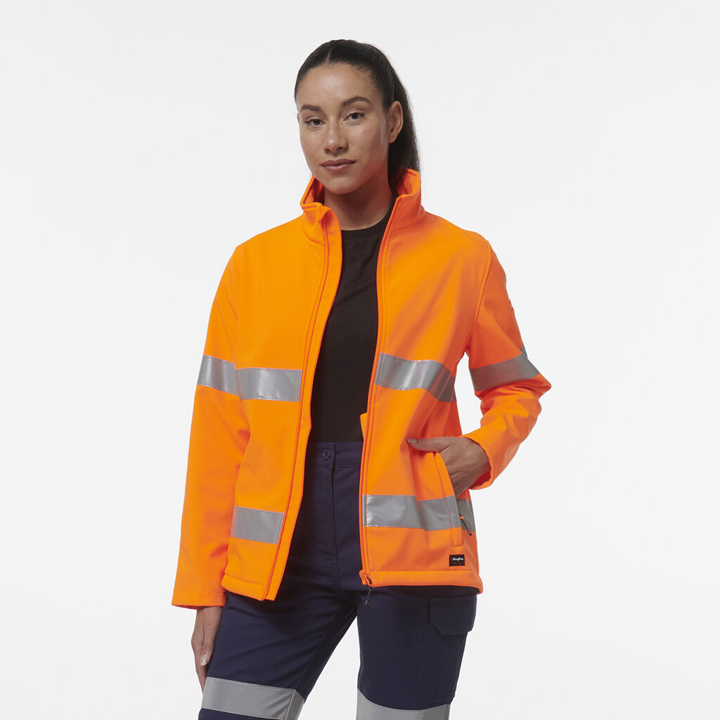 King Gee Women's Reflective Soft Shell Jacket (K45007)