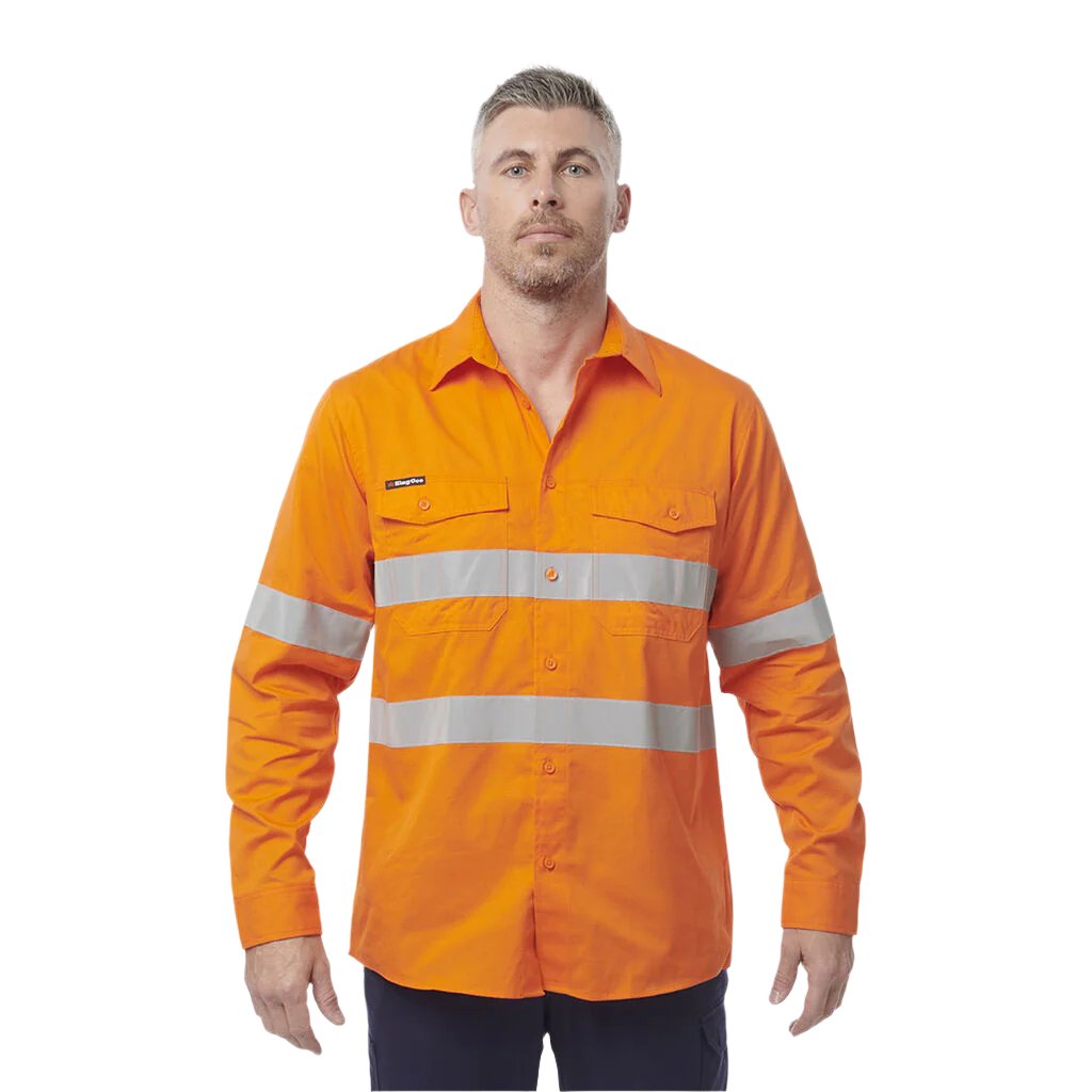 KingGee Workcool 2 Hi-Vis Reflective Shirt Long Sleeve (K54890)