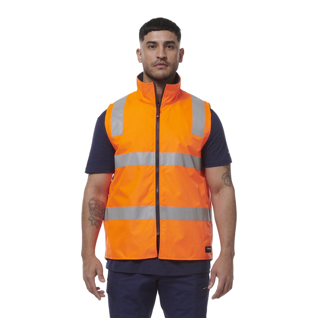 King Gee Reflective Spliced Insulated Vest (K55031)