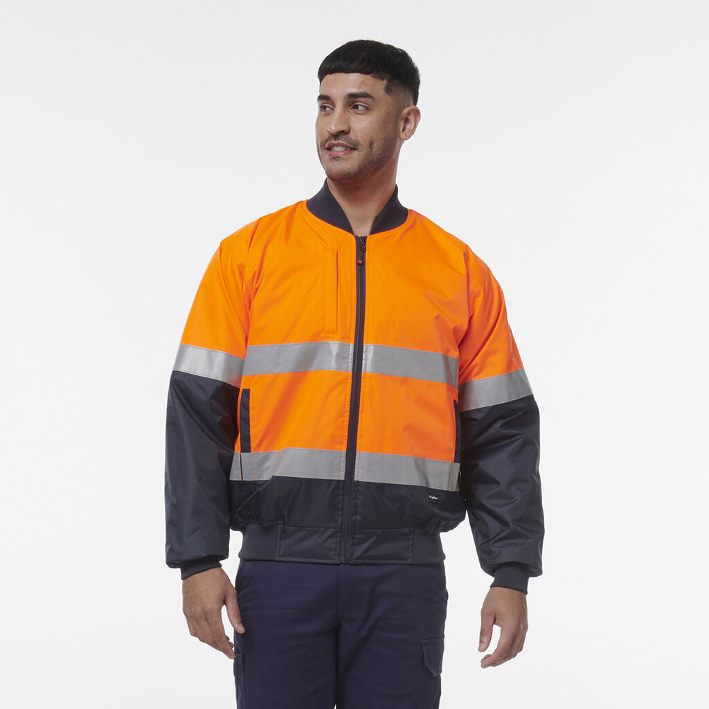 King Gee Hi Vis Reflective Bomber Jacket (K55032)