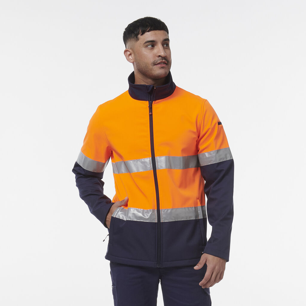 Hard Yakka Reflective Spliced Softshell Jacket (K55034)