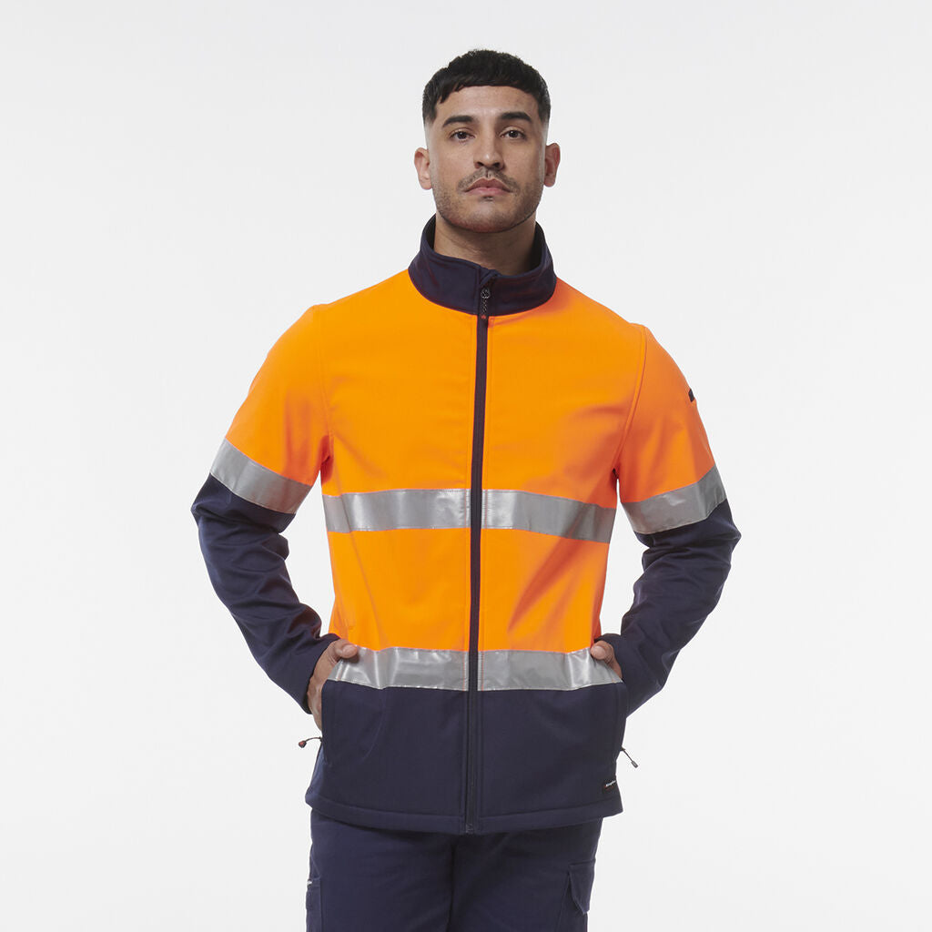 Hard Yakka Reflective Spliced Softshell Jacket (K55034)