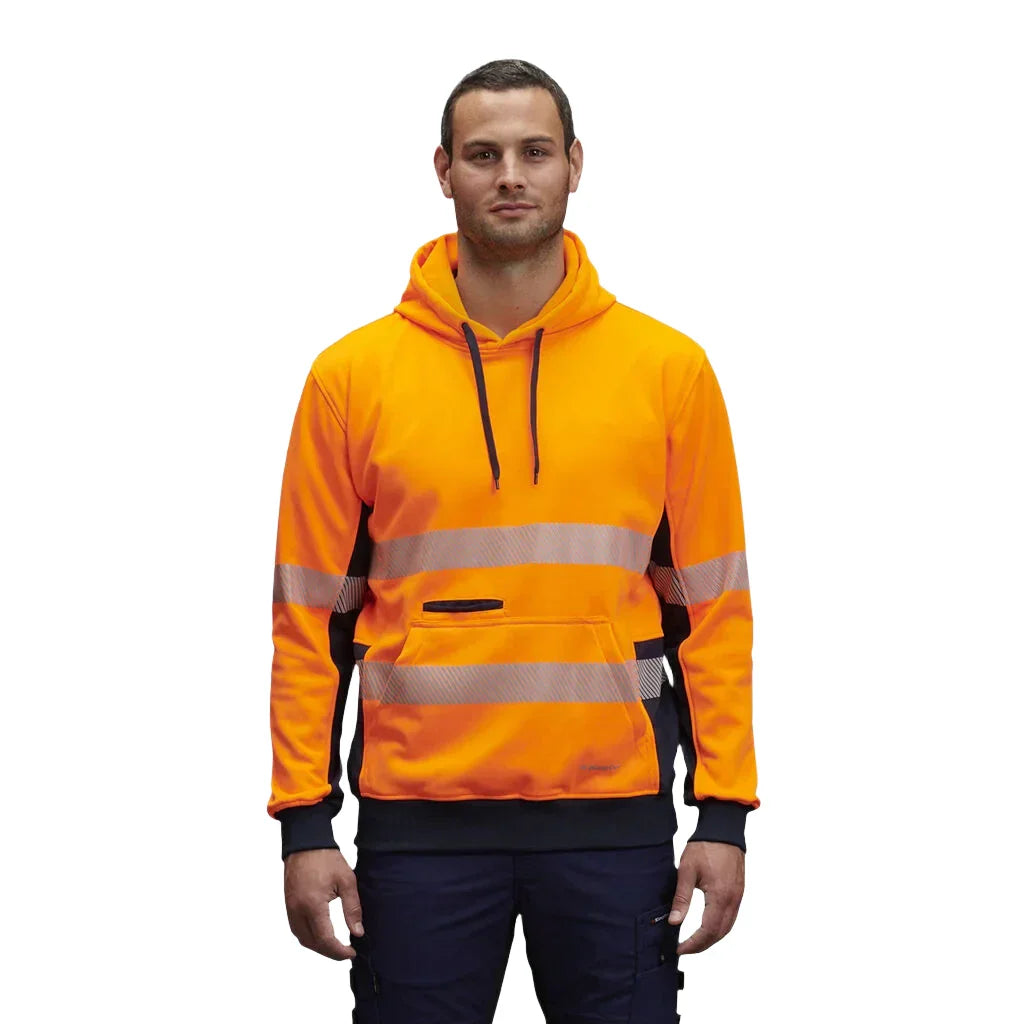 King Gee Hi Vis Refelctive Pull Over Hoodie (K55054)