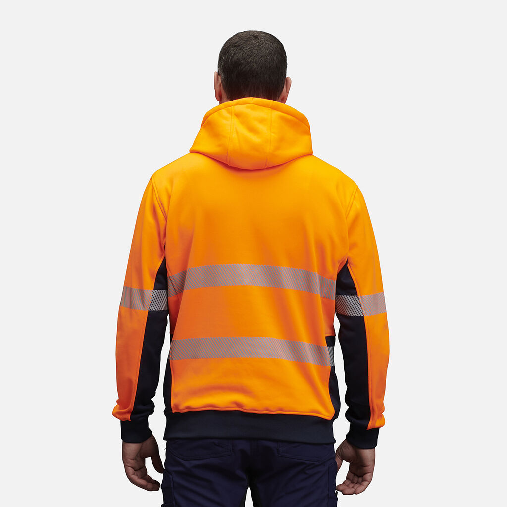 King Gee Hi Vis Refelctive Pull Over Hoodie (K55054)