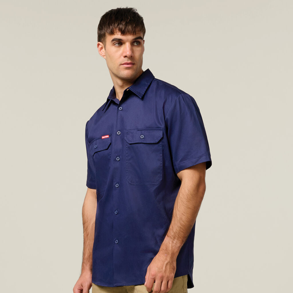 Hard Yakka Core Short Sleeve Lightweight Vented Cotton Shirt (Y04625)