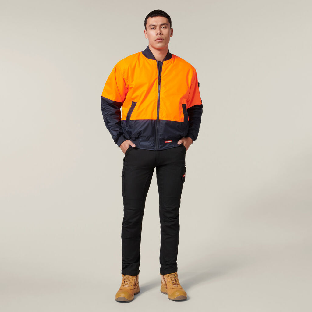 Hard Yakka Hi-Visibility 2Tone Bomber Jacket (Y06670)