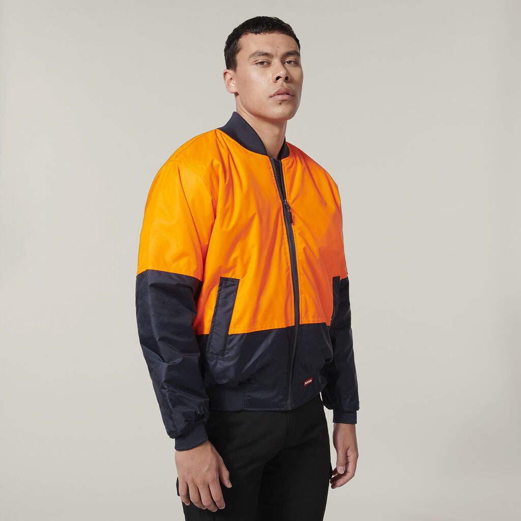 Hard Yakka Core Hi-Vis 2 Tone Waterproof Bomber Jacket (Y06670)