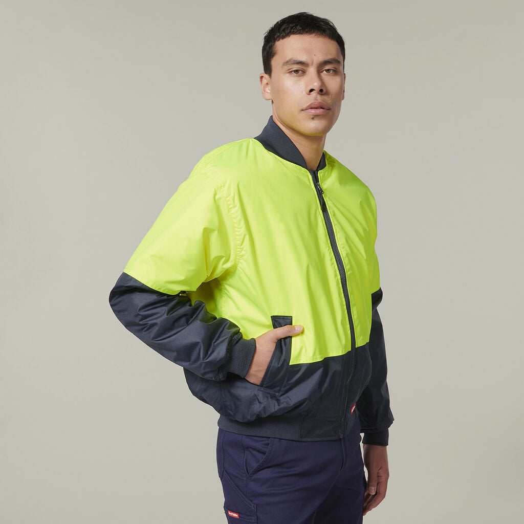 Hard Yakka Hi-Visibility 2Tone Bomber Jacket (Y06670)