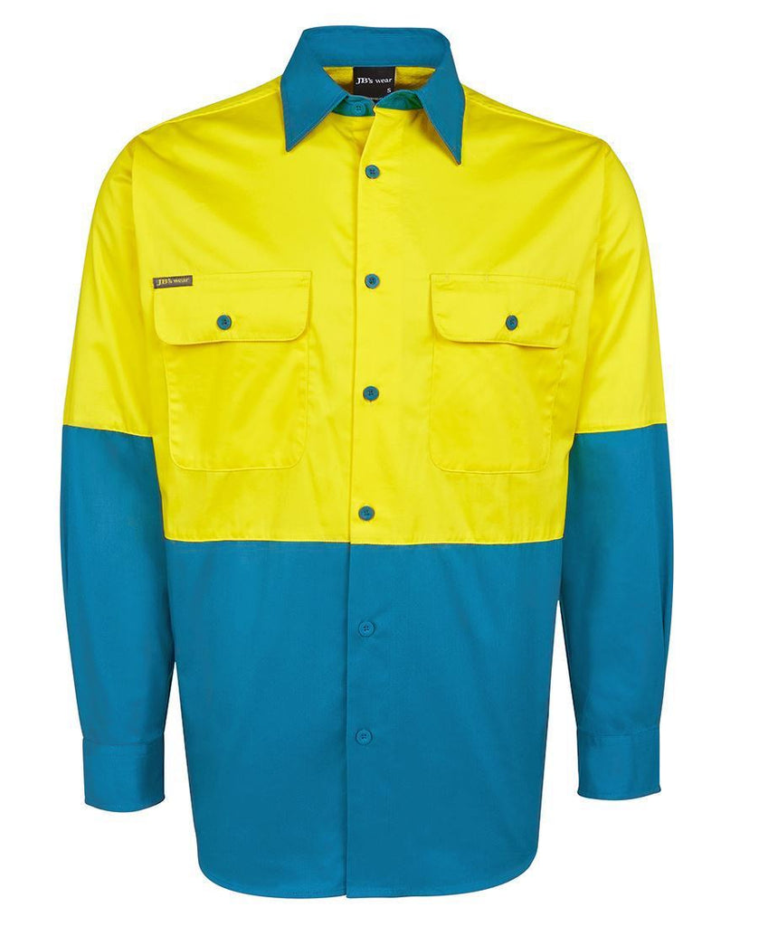 Jb's Hi Vis Long Sleeve 150g Shirt - Adults (6HWSL)