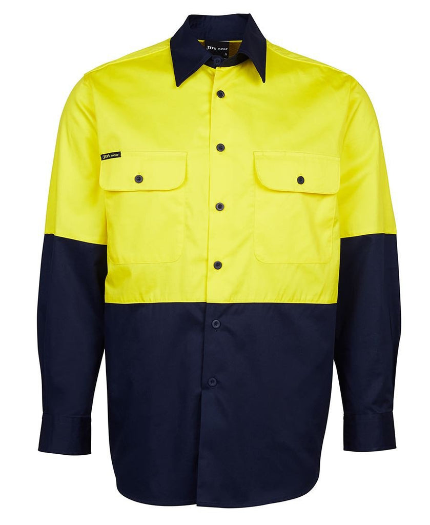 Jb's Hi Vis Long Sleeve 150g Shirt - Adults (6HWSL)