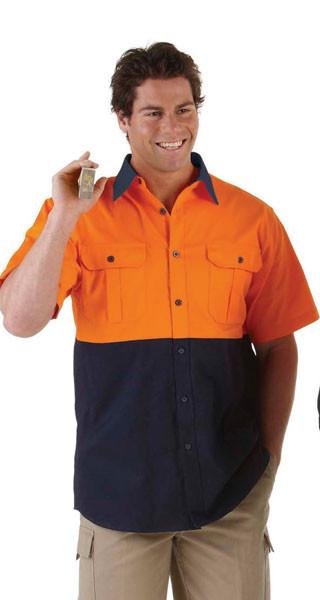 Jb's Hi Vis Short Sleeve 190g Shirt - Adults (6HWS)