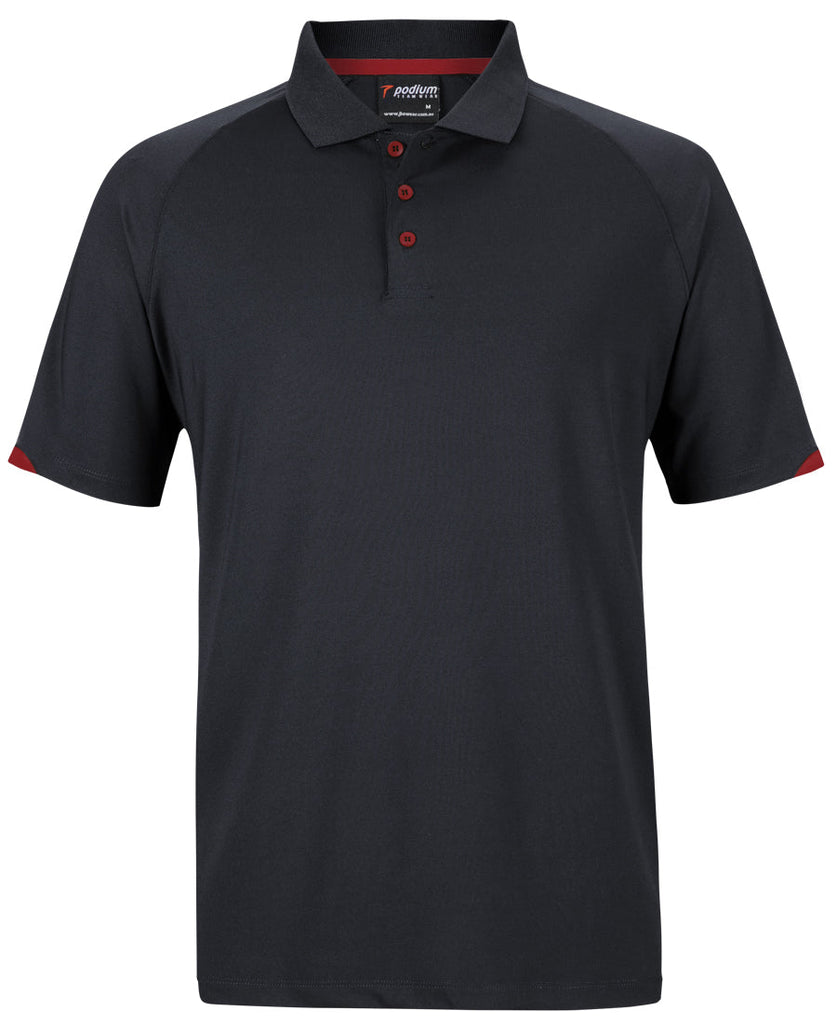 Jb's Podium Contrast Stretch Polo (7STC)