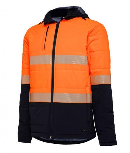 King Gee Reflective Puffer Jacket (K55015) – Workwear Direct