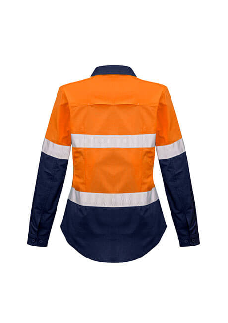 Syzmik Womens Rugged Cooling Taped Hi Vis Spliced Shirt (ZW720)